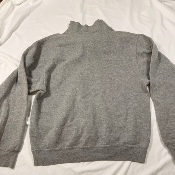 USC Trojans Quarter Zip Sweatshirt Gray Men's Pullover Fight On Stained - Picture 7 of 8